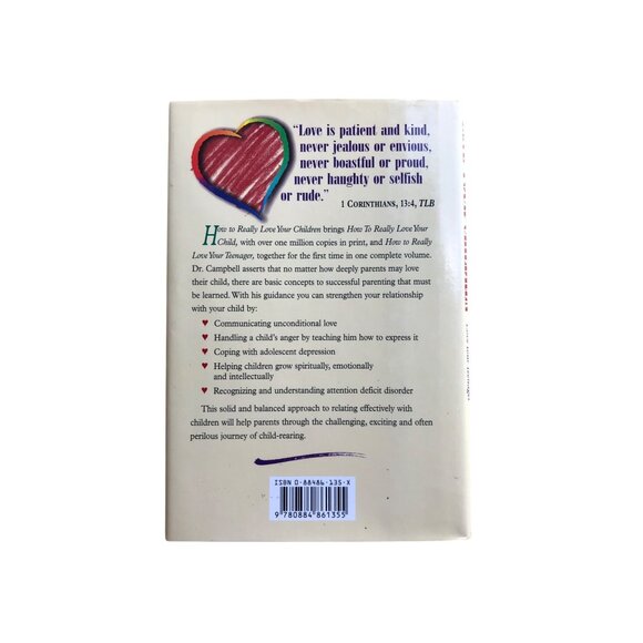 How To Really Love Your Children By Ross Campbell M.D. Hardcover Book - Picture 2 of 12